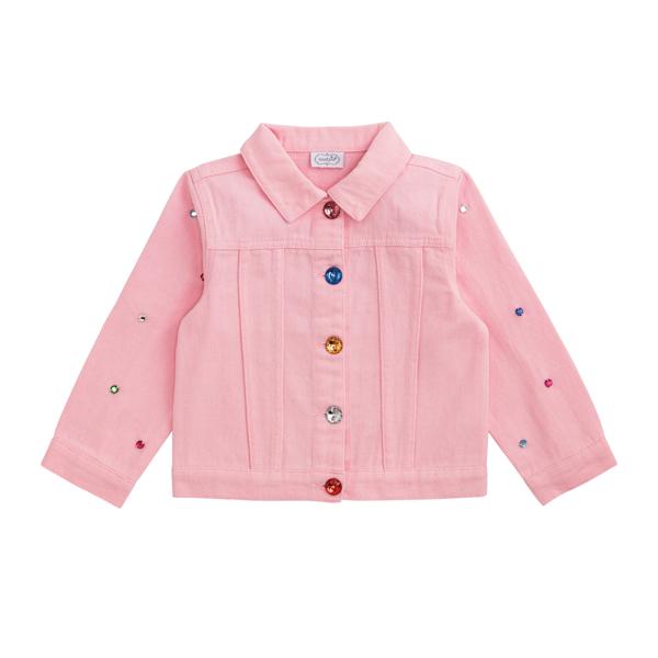 Mud Pie Pink Denim Jacket
