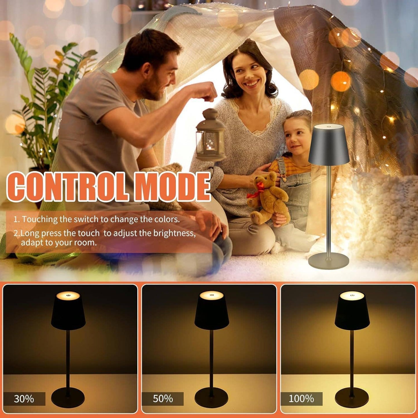 Sleek Cordless Table Lamps