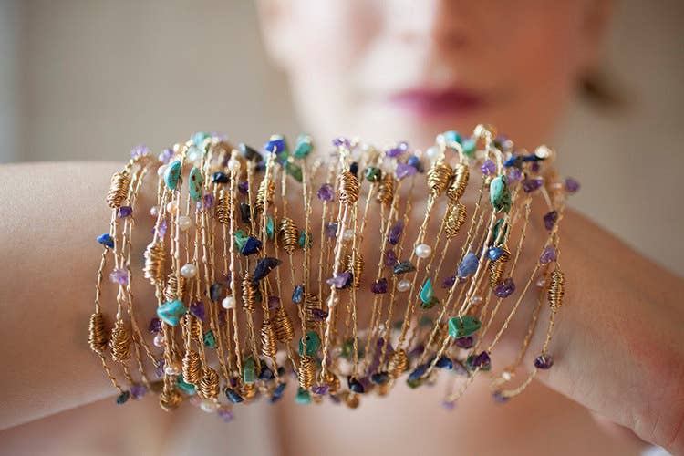 Restrung Guitar string bracelets