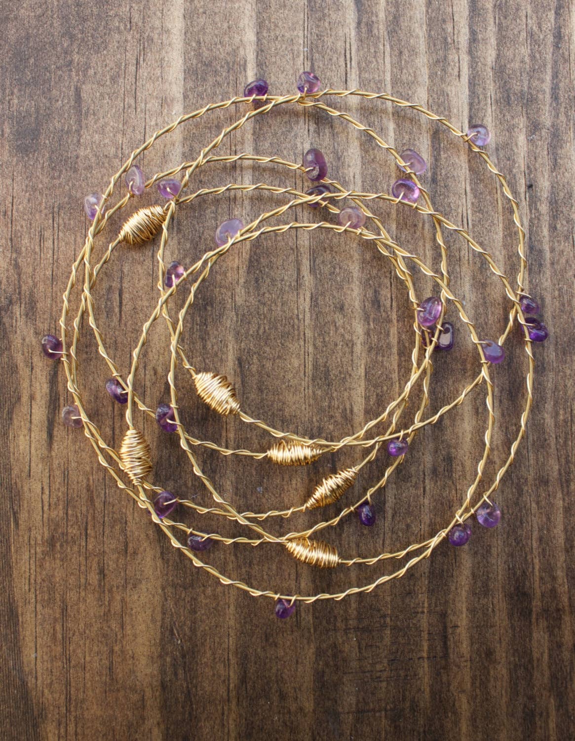 Restrung Guitar string bracelets