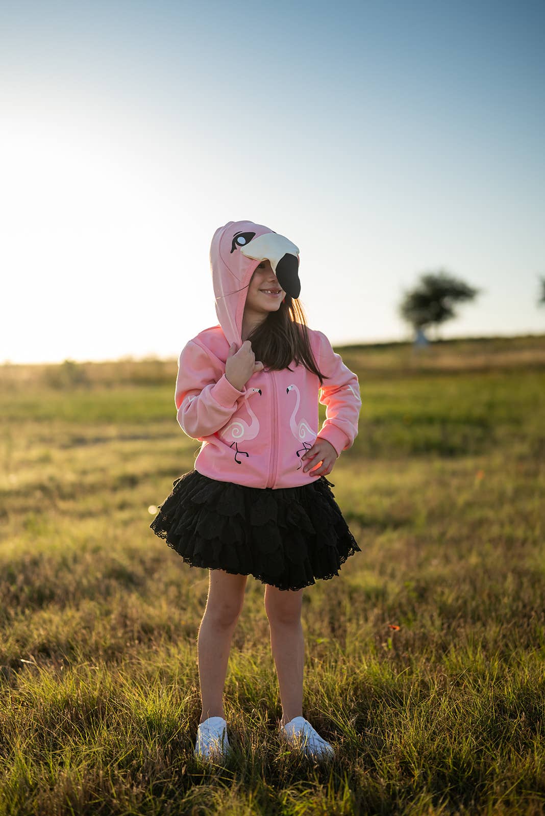 Flamingo 3D Kids Hoodie