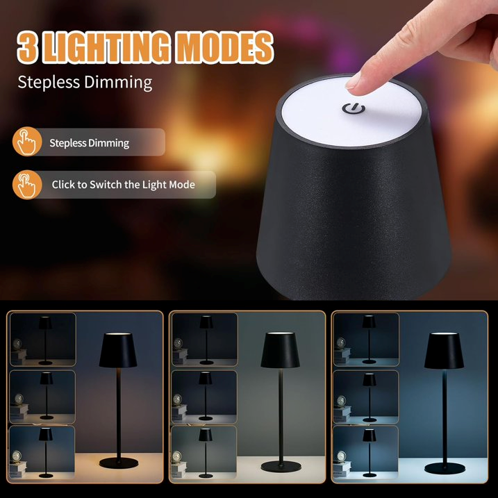 Sleek Cordless Table Lamps