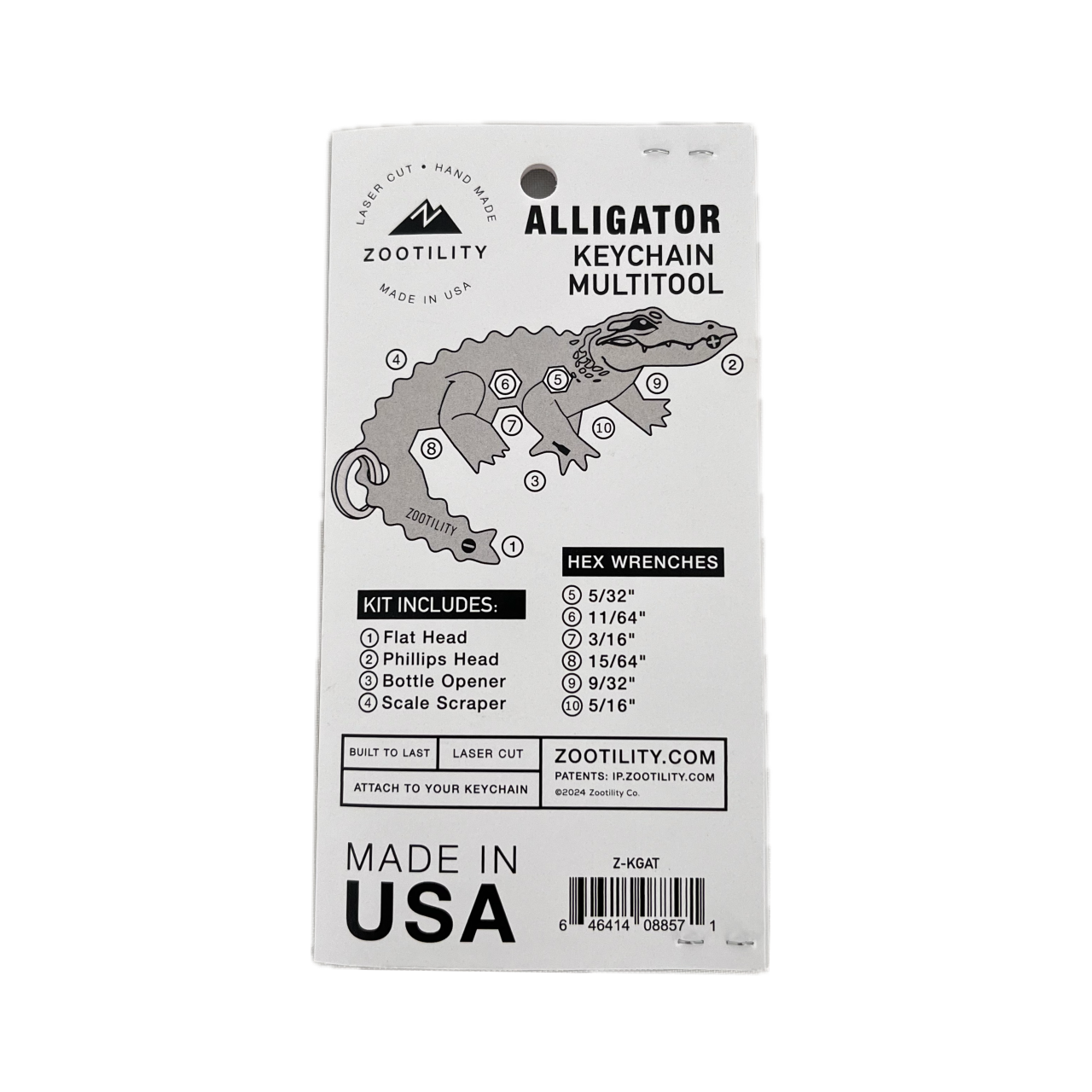 Gator-Done™ 14-in-1 Keychain Multi-Tool