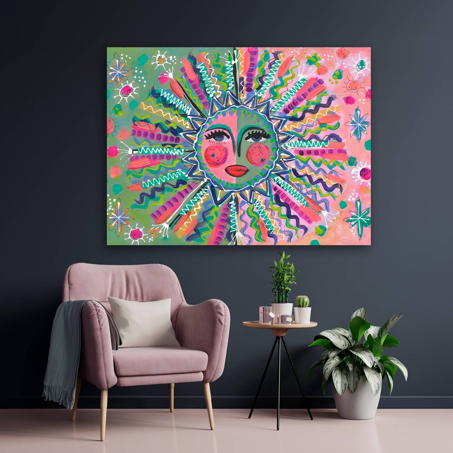 Mellow Sunshine Stretched Canvas
