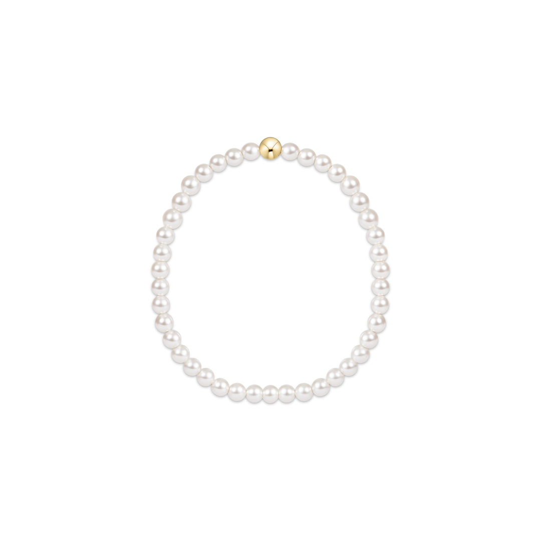 E Newton Extends Classic Pearl 4mm Bead Bracelet