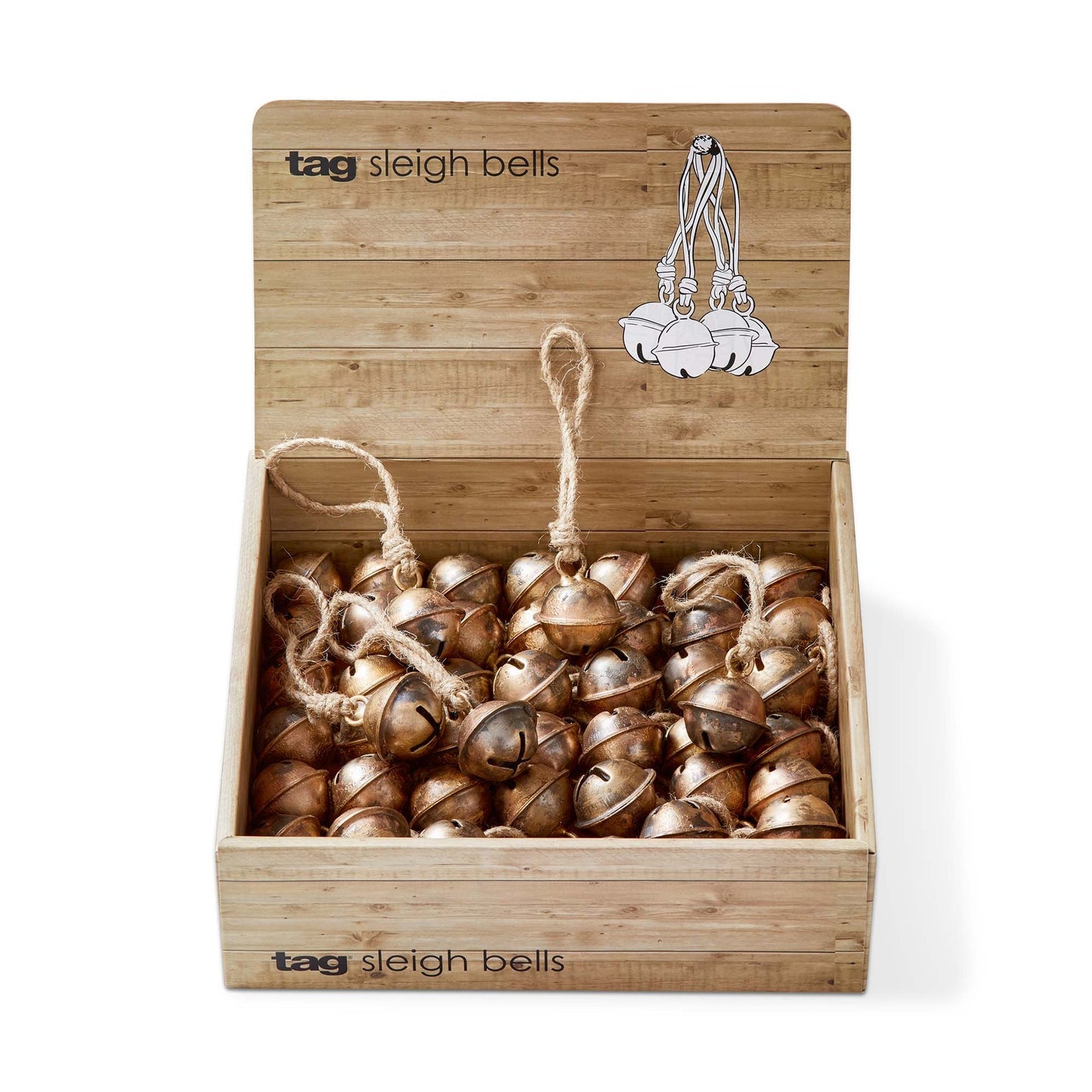 Mini Sleigh Hanging Bell Ornament