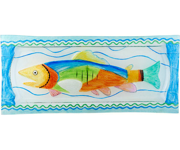Glass Fish Platter