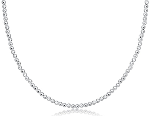 E Newton Choker Classic Sterling 3mm Bead