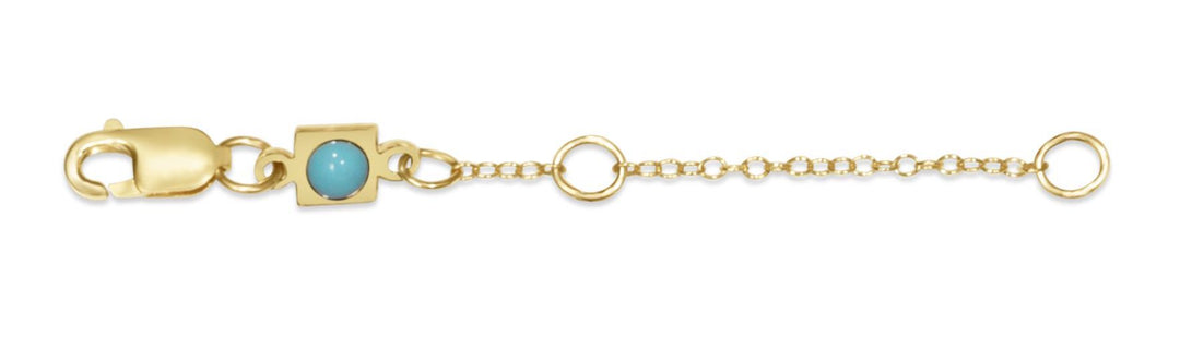 E Newton 2" Necklace Extender - Gold