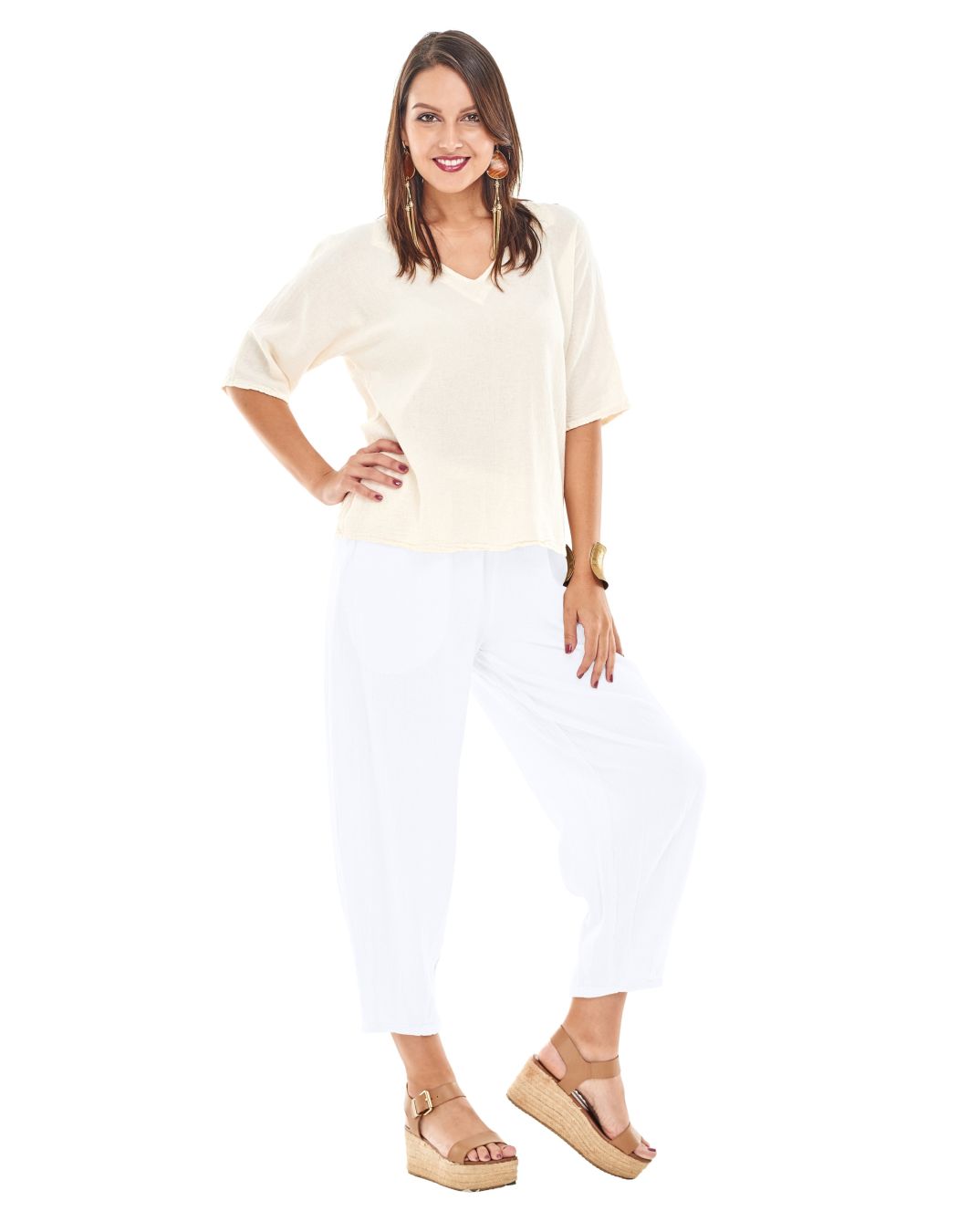 Oh My Gauze Dart Pant