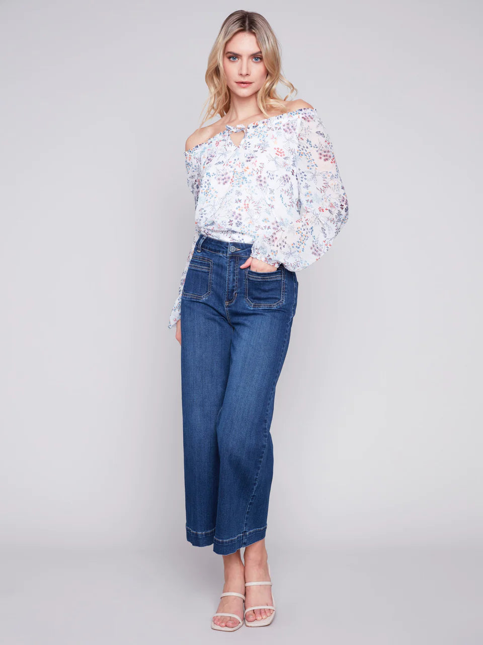 Charlie B Wide Leg Jeans