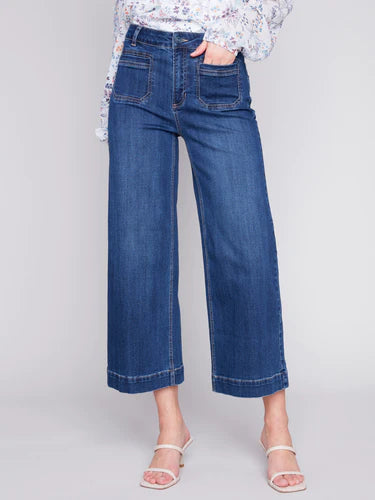 Charlie B Wide Leg Jeans