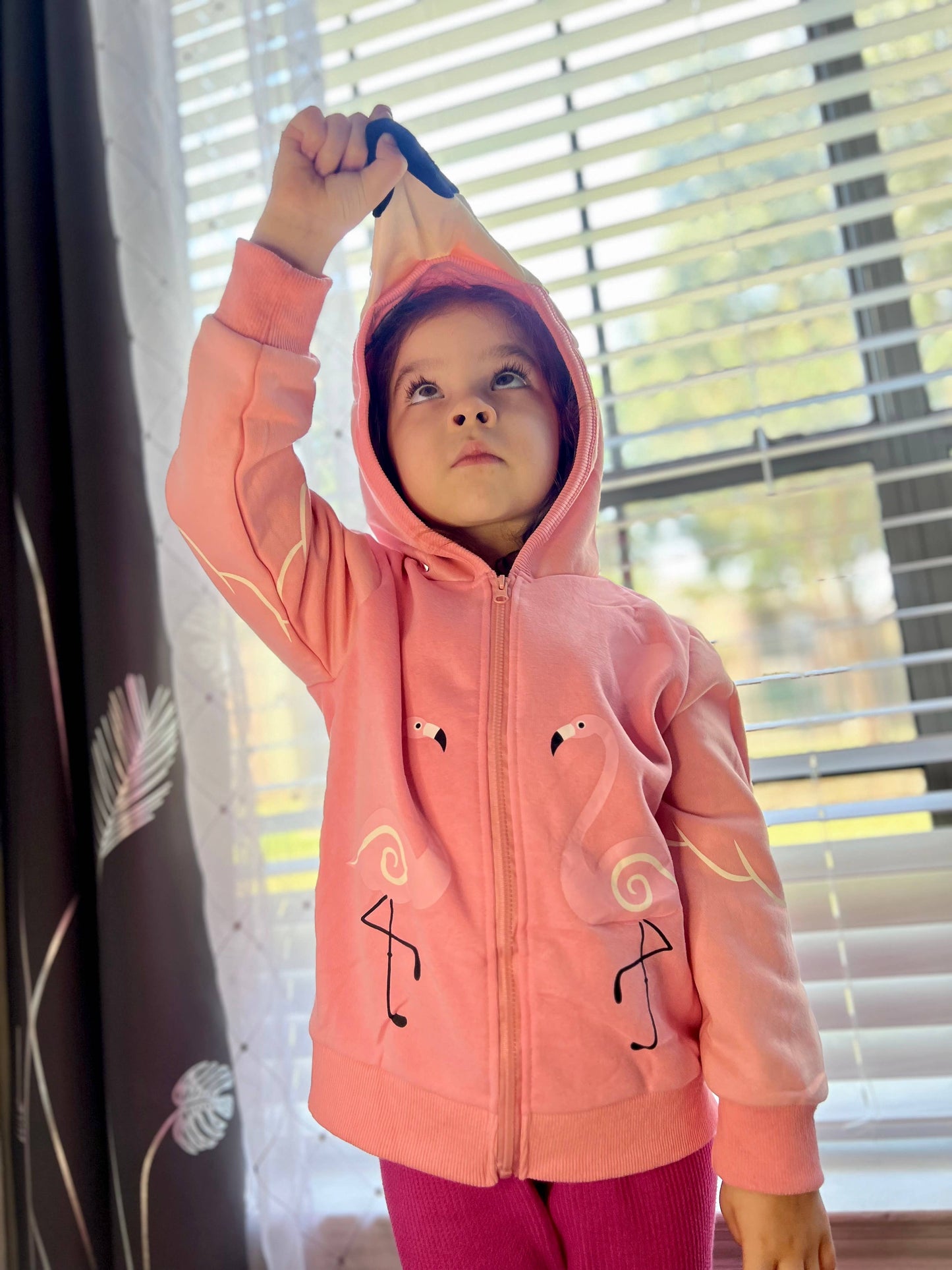 Flamingo 3D Kids Hoodie