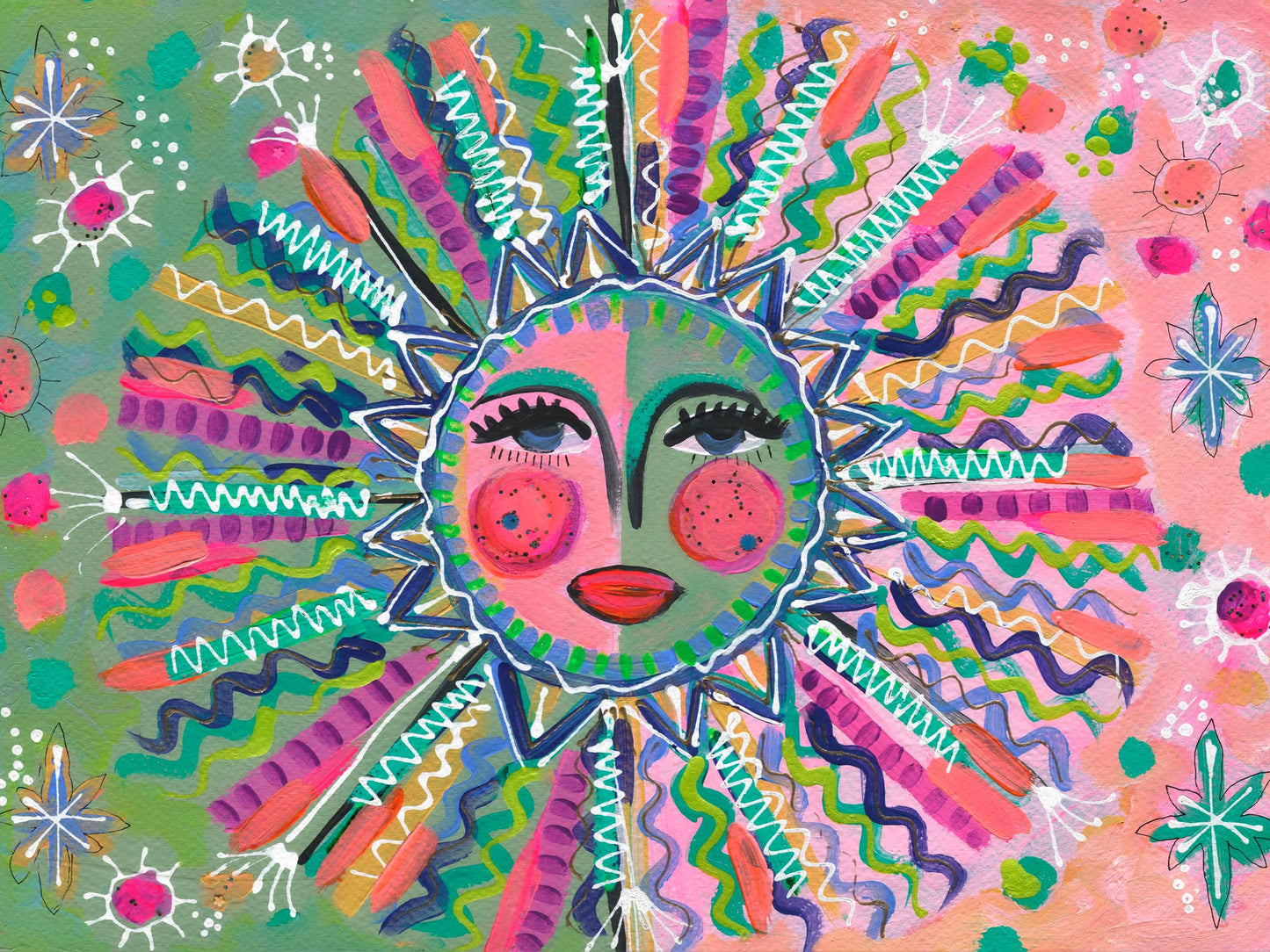 Mellow Sunshine Stretched Canvas