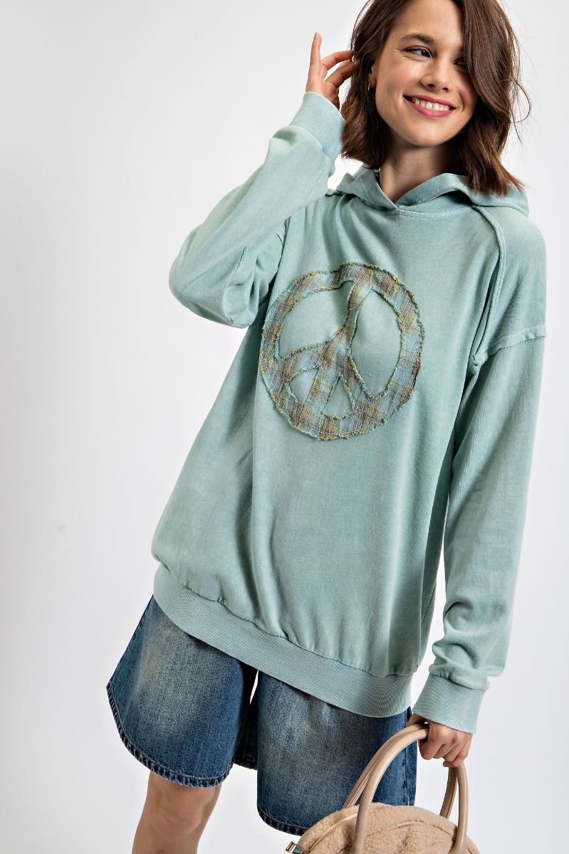 Easel Peace Sign Sweatshirt