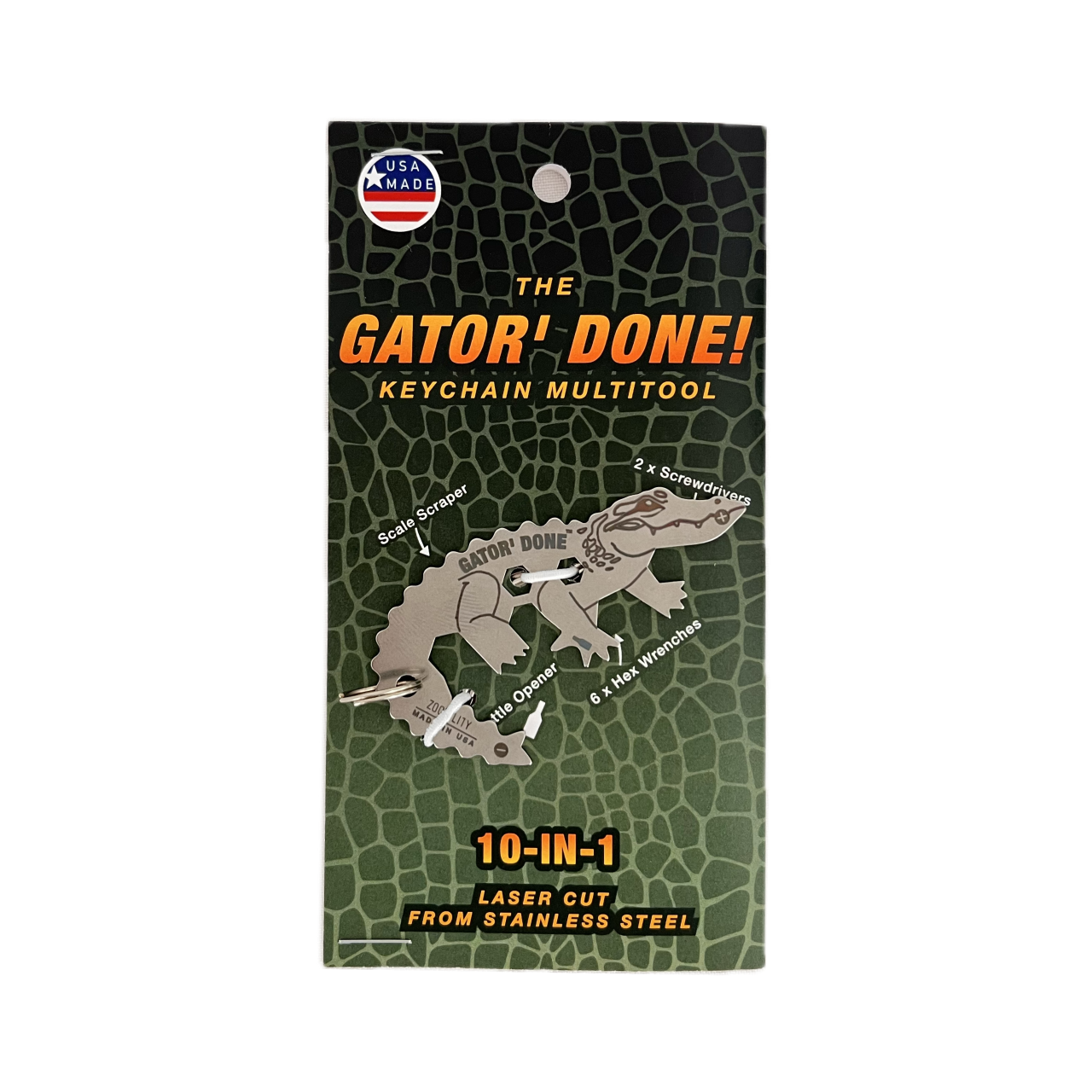 Gator-Done™ 14-in-1 Keychain Multi-Tool