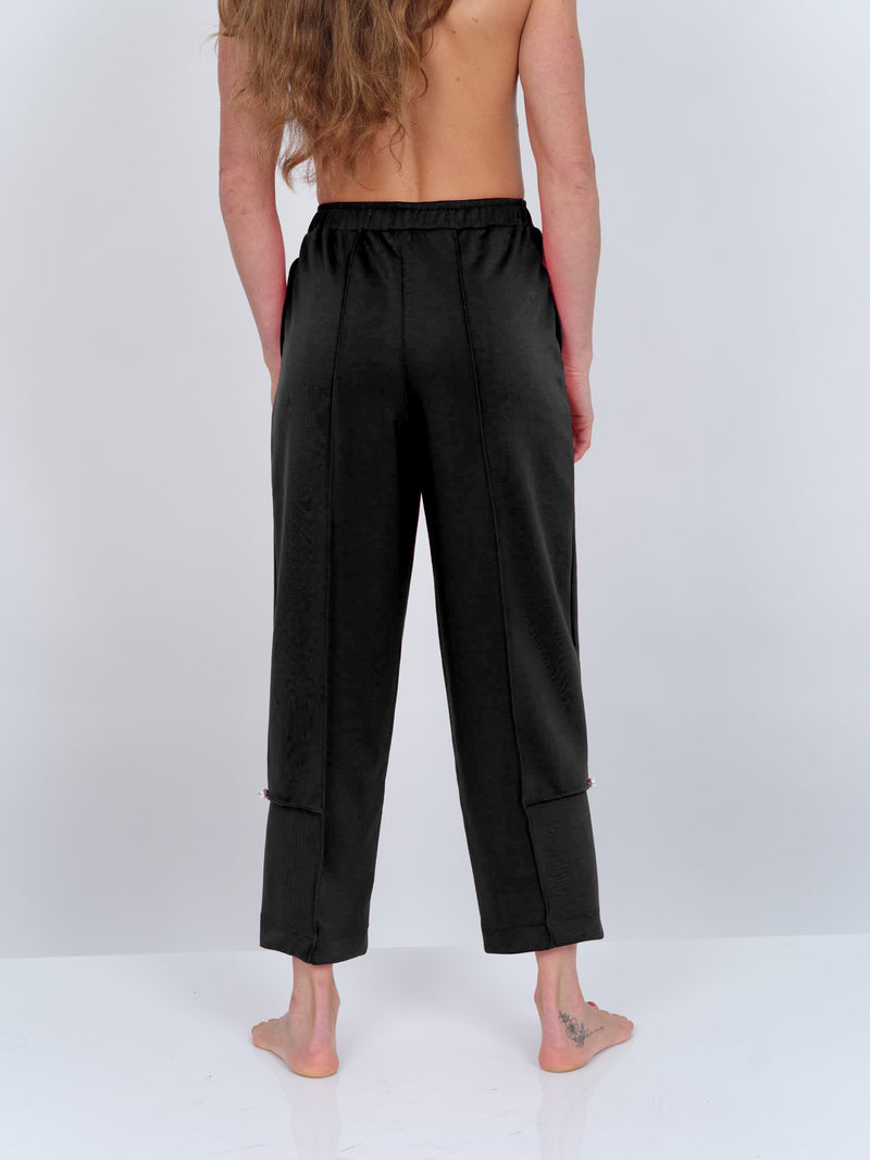 Beverly Rose Pants w/single Pearl Detail