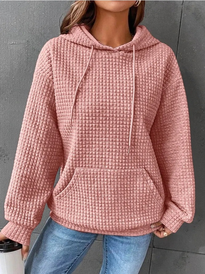 Waffle Hooded Sweatshirt