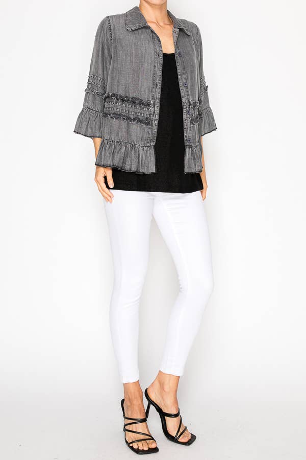 Origami Ruffle Jacket
