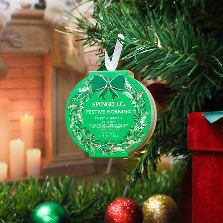 Spongelle Wreath Body wash scrub