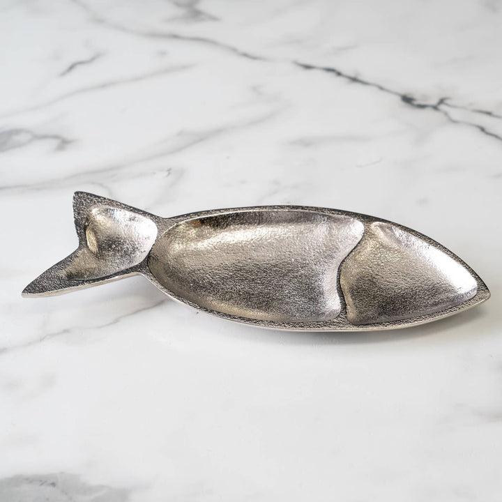 Small Nickel Fish Plate