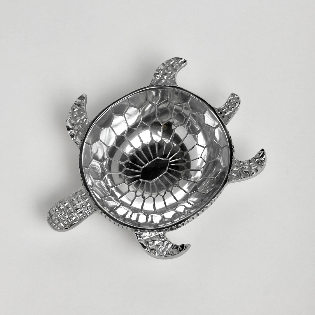 Aluminum Etched Turtle Bowl