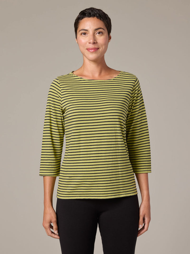 Cut Loose Striped Boatneck T