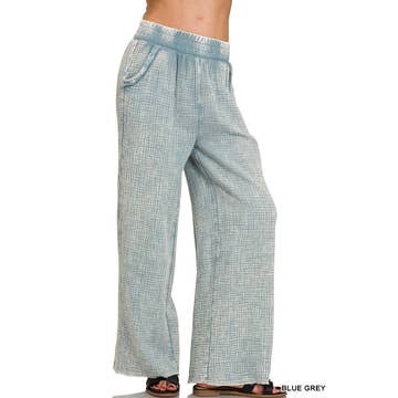 Washed Gauze Pants