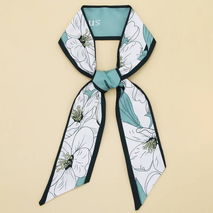 Floral Letter Scarf