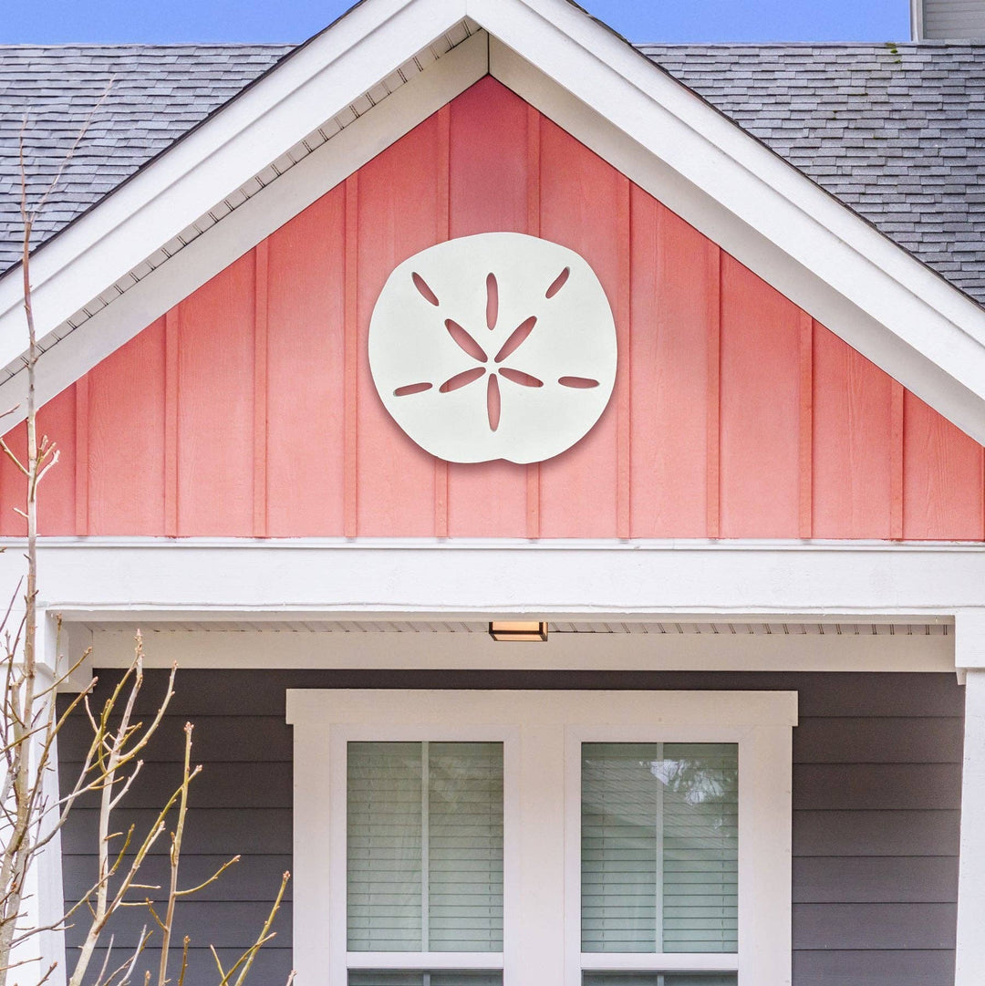 Sand Dollar Wall Decor, Coastal Sign for Beach House, PVC Sand Dollar
