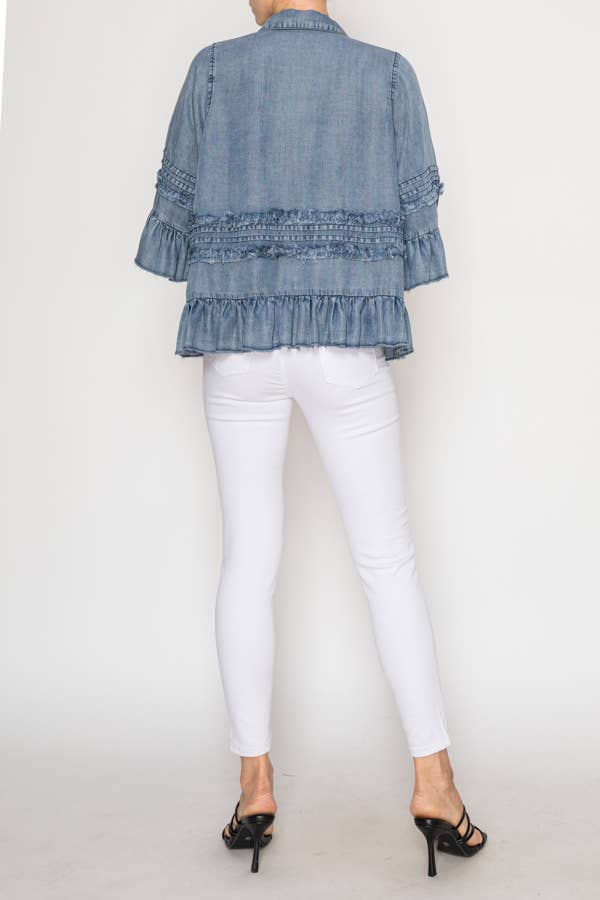 Origami Ruffle Jacket