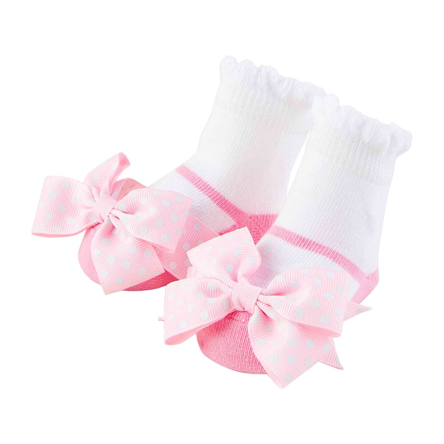 Socks Pink Bow Mary Jane