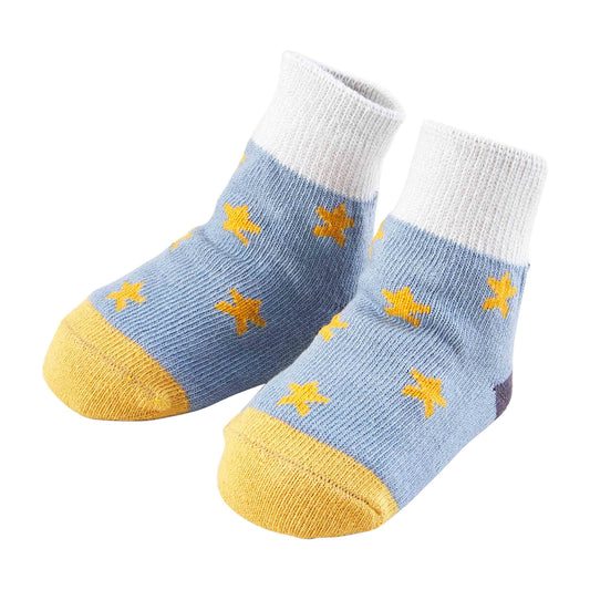 Baby Boy Color-Block Star Socks