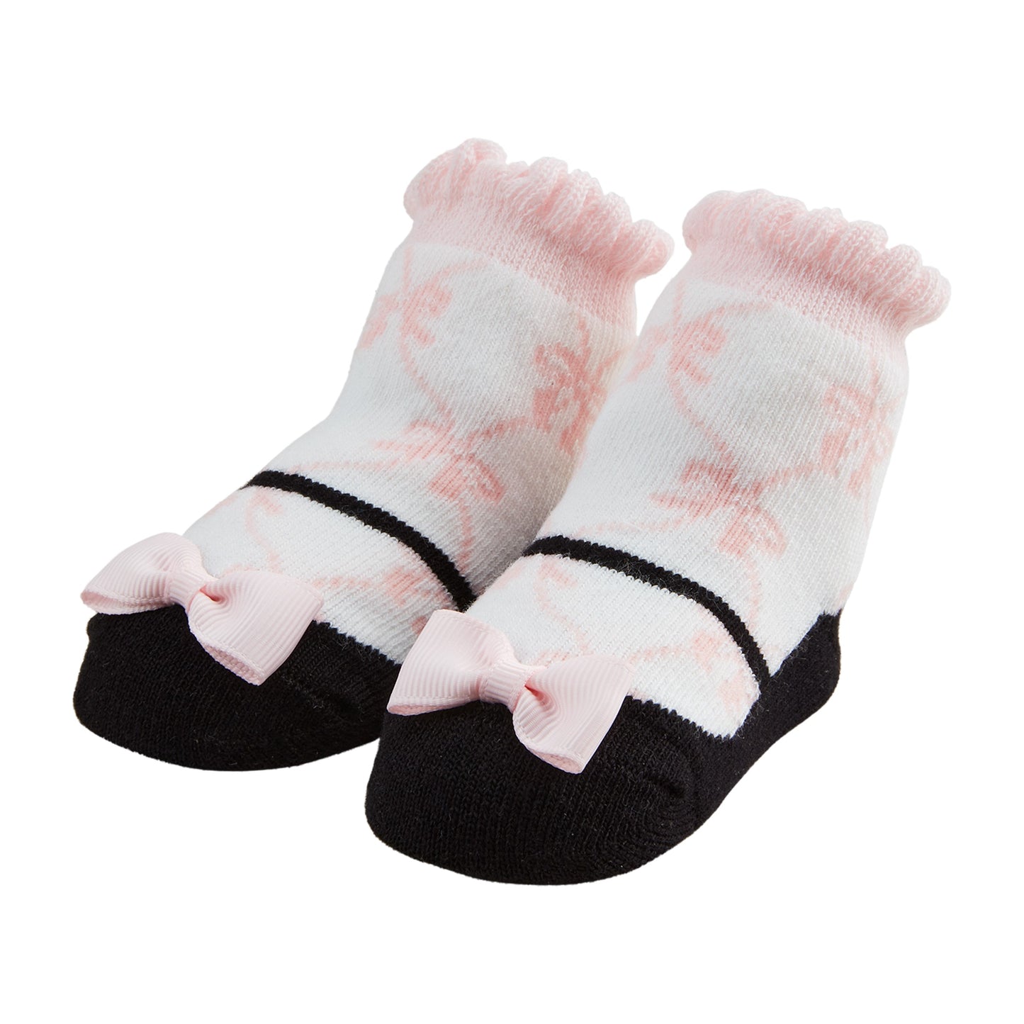 Pink Bow Mary Jane Socks