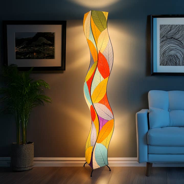 Eangee Wrapped Wave Floor Lamp