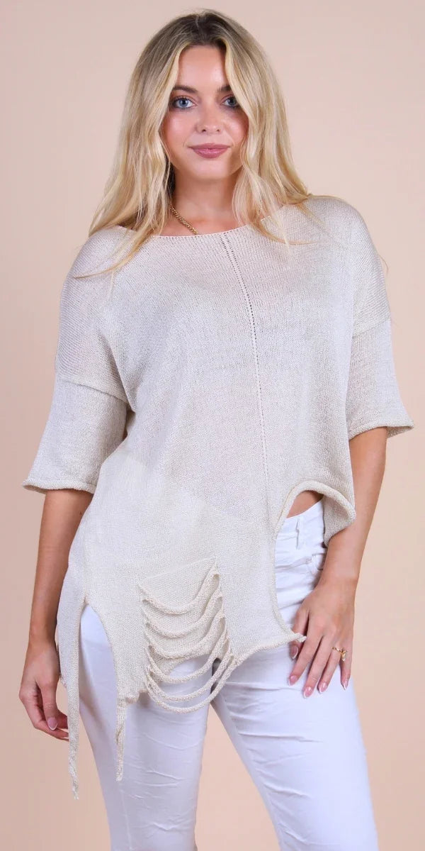 Gigi Moda Asymetric Sweater