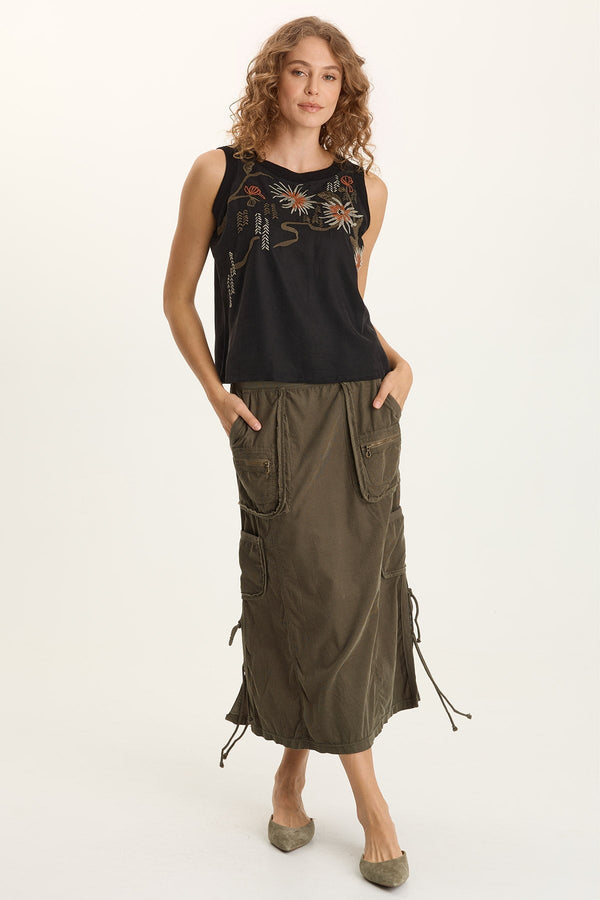 XCVI Katrine Embroidered Tank