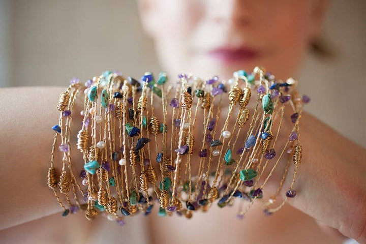Restrung Guitar string bracelets