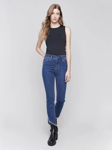 Charlie layered hem jeans