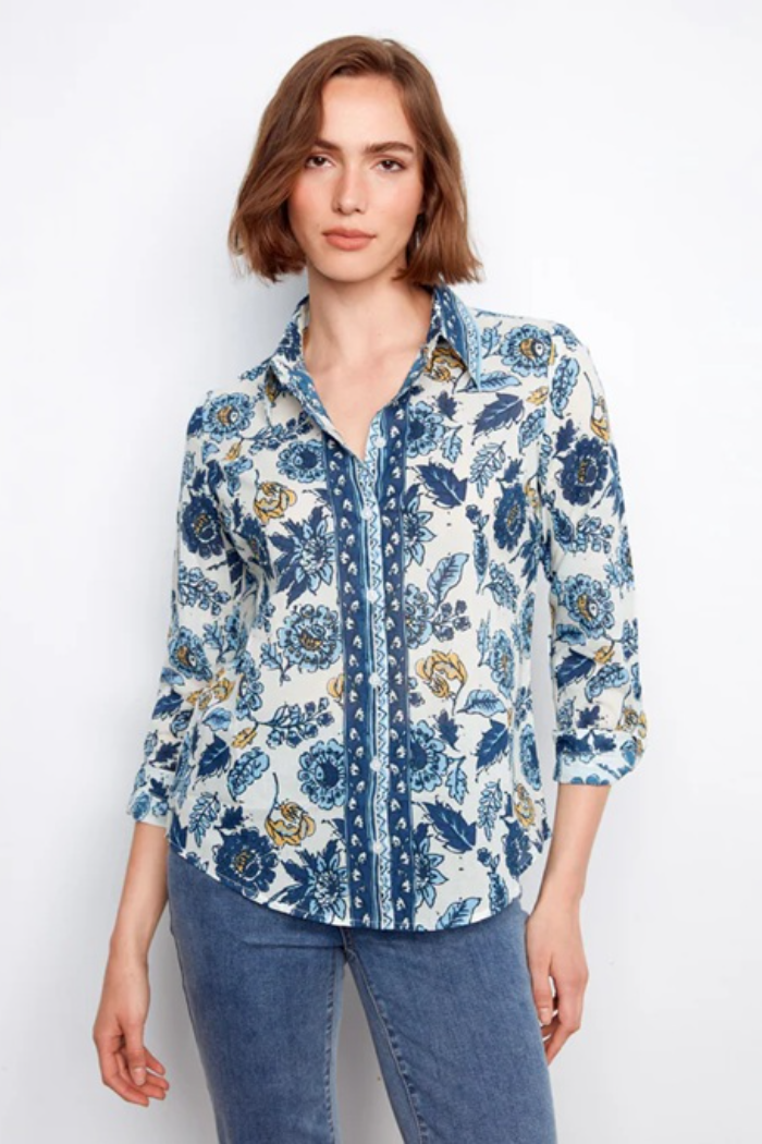 Charlie B Voile Blouse