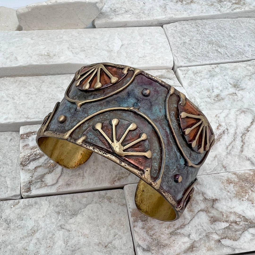 Handcrafted Patina Cuff Bracelet