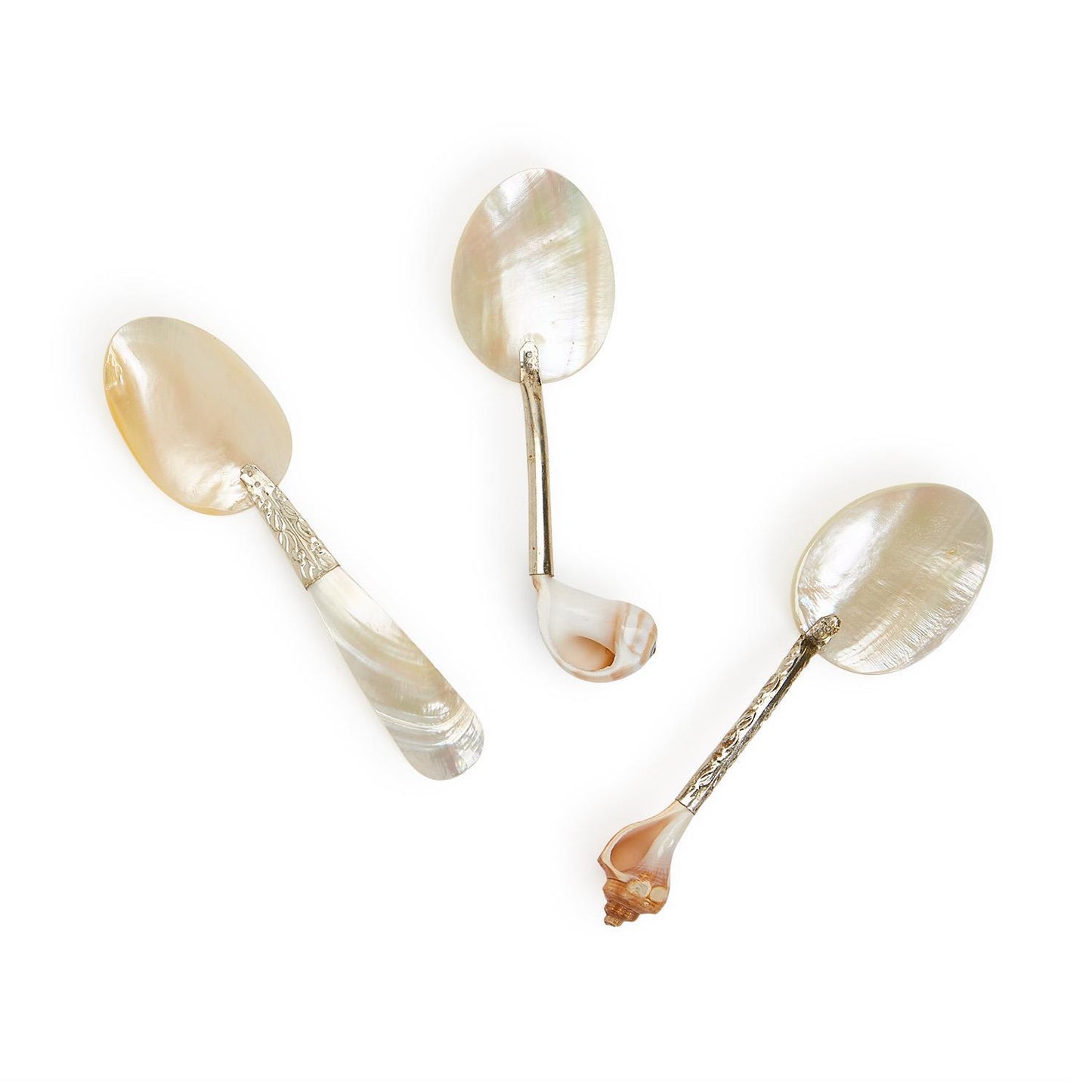 Spoon Fancy Mother of Pearl Ornamented Handle