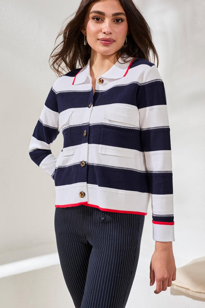 Tribal Stripe Cardigan