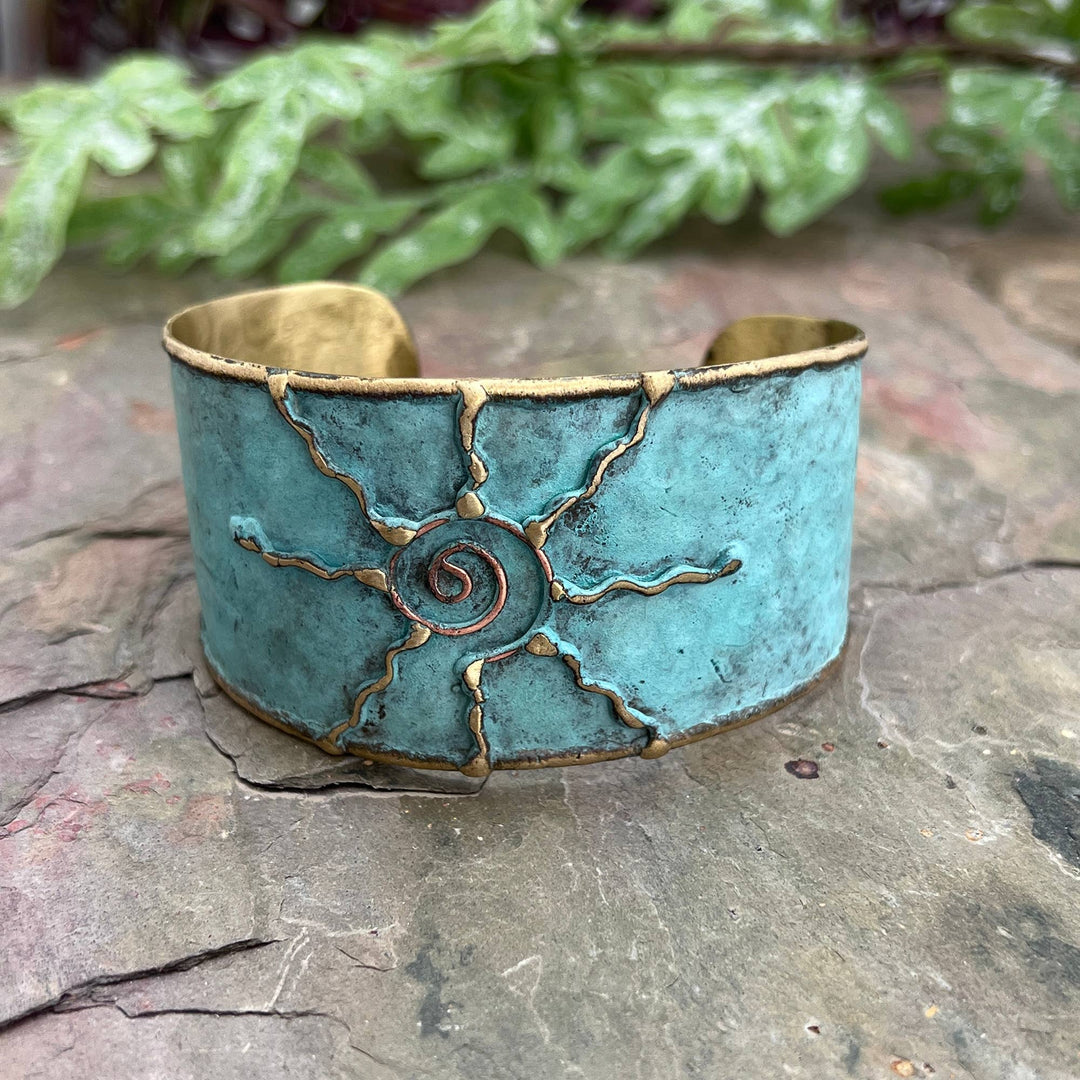 Handcrafted Patina Cuff Bracelet
