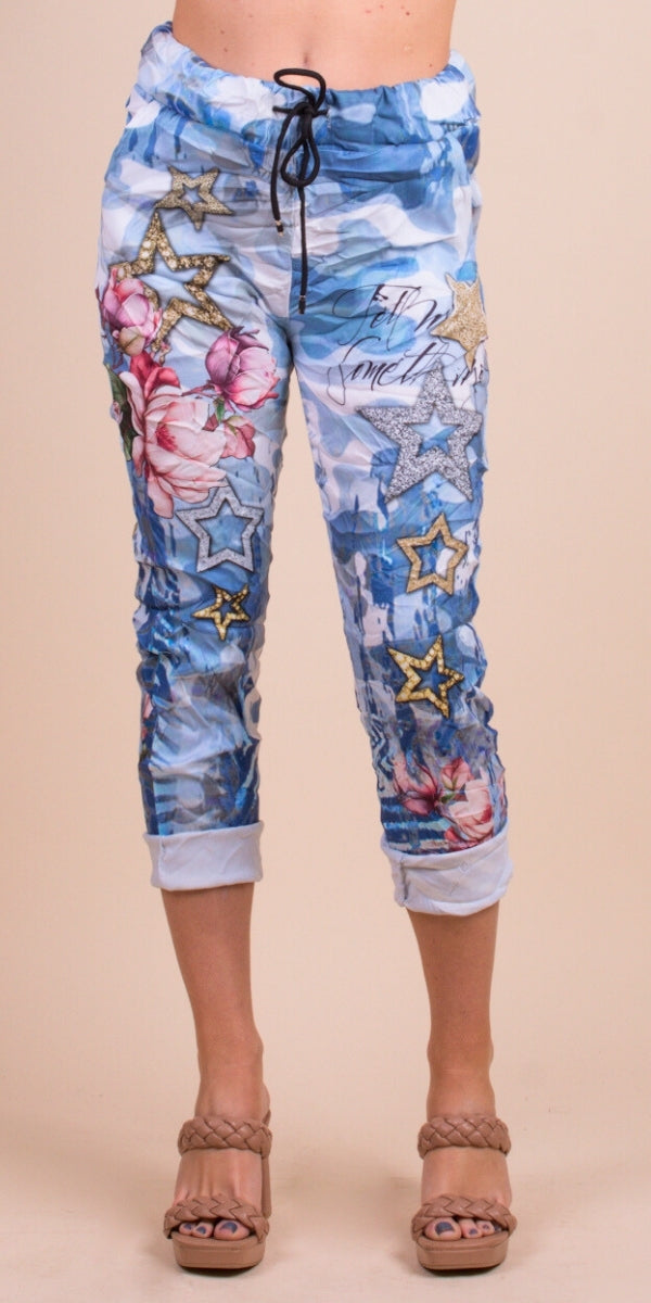 Gigi Moda Geniviv Camo pant Blue