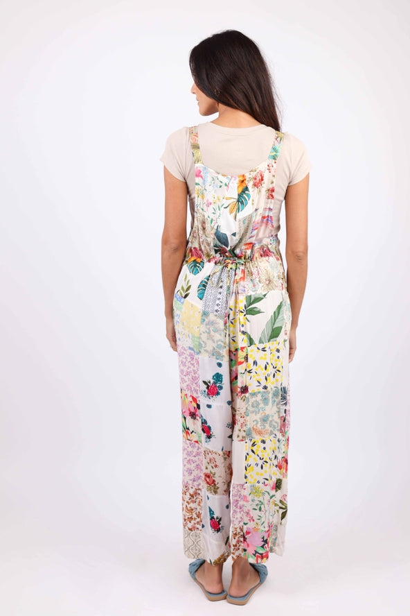 Sacred Threads Floral Overalls