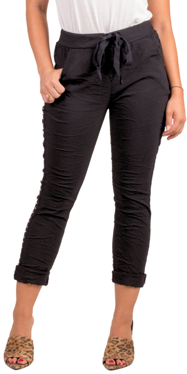 Gigi Moda Studded  Jogger