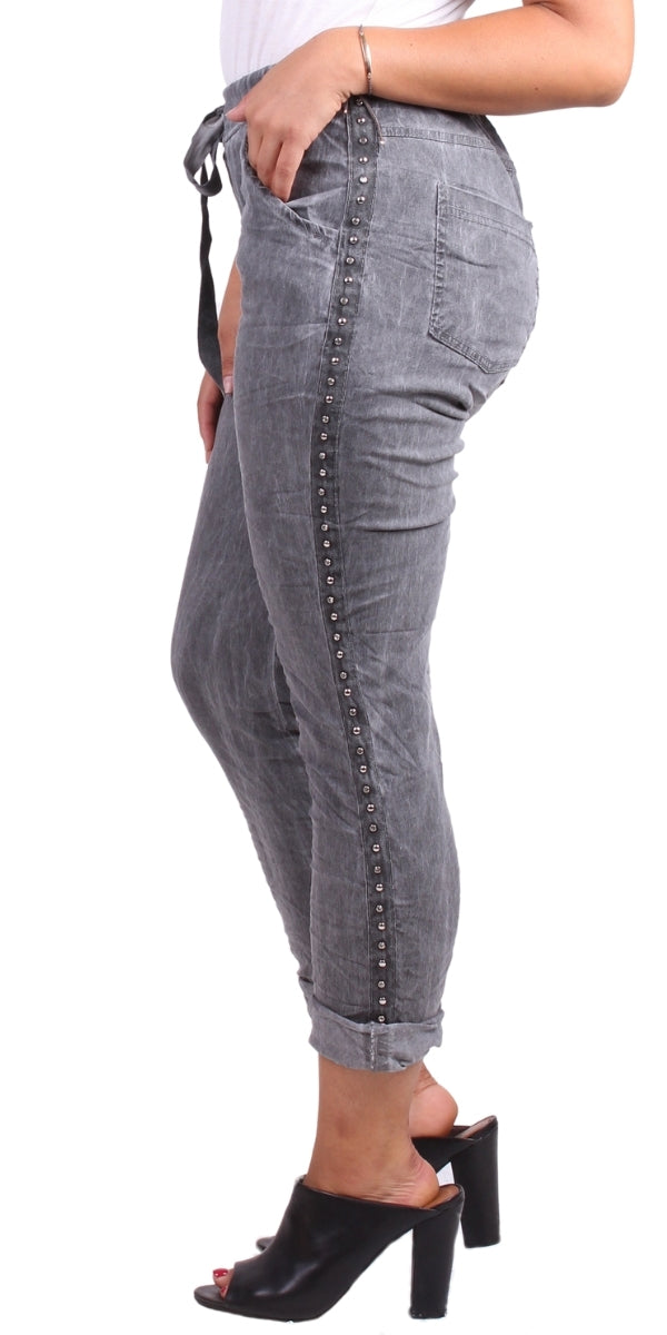 Gigi Moda Studded  Jogger