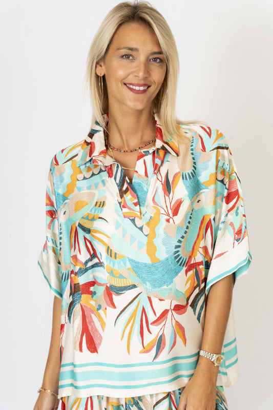 Look Mode Toucan Printed |Top