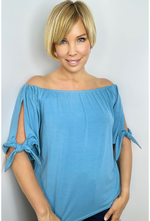 Ethyl Side Tie Top